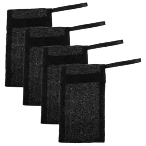 Didiseaon 8 Pcs Soap Foaming Pouch Soap Pouch Soap Net Black Nylon Fiber - product information 4