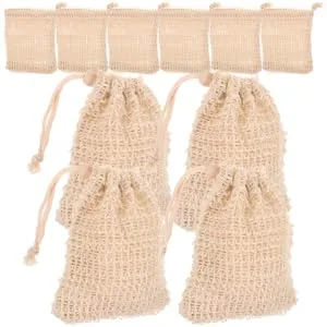 Didiseaon 30 Pcs Net Exfoliating Bath Soap Soap Storage Bathing Soap Pouch Ramie - product information 1