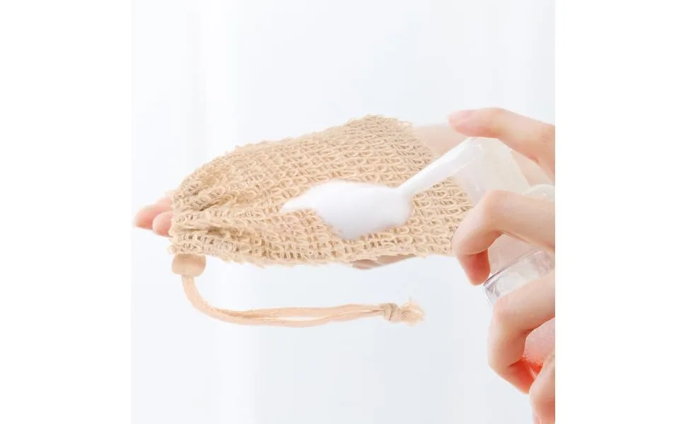 Didiseaon 30 Pcs Net Exfoliating Bath Soap Soap Storage Bathing Soap Pouch Ramie - product information 6