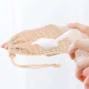 Didiseaon 50 Pcs Bubble Net Bubble Foaming Pouch Shower Body Scrubber Bathing Soap Pouch Foaming Net Ramie - product information 4