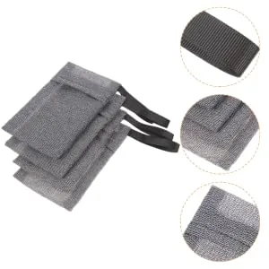 Didiseaon 16 Pcs Soap Bar Soap Pouch Foam Soap Bar Soap Soap Holders Grey Nylon Fiber - product information 1