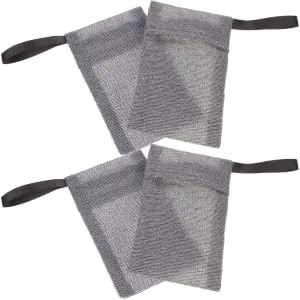 Didiseaon 16 Pcs Soap Bar Soap Pouch Foam Soap Bar Soap Soap Holders Grey Nylon Fiber - product information 3