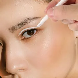 Outanaya 5pcs White Lying Silkworm Pen White Eye Pencil White Eye Shadow White Eyeliner Eye Makeup Tools Abs - product information 1
