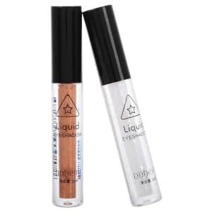 FOYTOKI 2pcs Eye Shadow Pencil Metallic Eyeshadow Waterproof Eyeliner Pencil Glitter Eyeshadow Silver Liquid - product information 5
