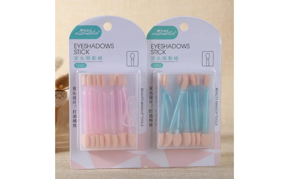 Outanaya 24pcs Eye Shadow Applicator Eyeshadow Makeup Accessories Eyeshadow Blending Brush Eyeshadow Brushes - product information 1