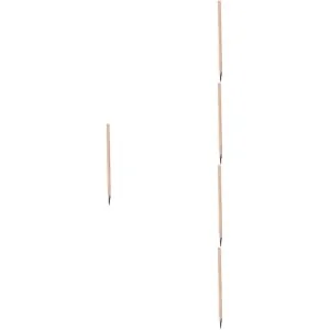 Outanaya 5pcs Pencil Brow Pen Portable Brow Pencil Eye Brow Pencil Coffee Wooden - product information 3
