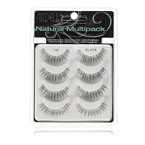Ardell False Eyelashes, Natural 110, 5 pair + bonus pair Multipack for Eye-Lifting Effect - product information 1