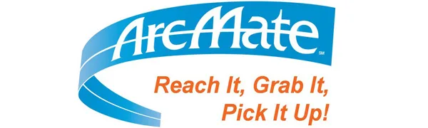 ArcMate Replacement Cups, EZ Reacher Accessory Tips, Heat Resistant Silicon Cups with Locknuts, Indoor Home Use, Blue, 2 Pairs, 4 Cups Total (7368-02) 2 Pair (4 cups) - ArcMate