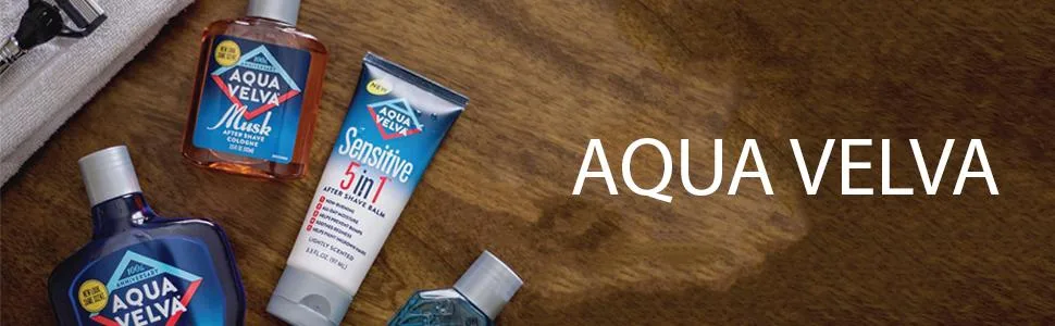 Aqua Velva After Shave, Classic Ice Blue, Soothes, Cools, and Refreshes Skin, 3.5 Ounce - product information 1