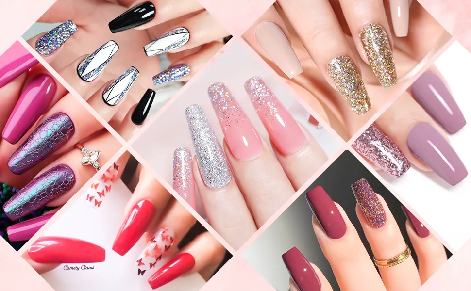 AORAEM White Nail Tips,500Pcs French Tip Press on Fake Nails Half Square False Nails for Acrylic Nails - product information 5