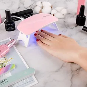 Aokitec Mini UV LED Nail Lamp, Portable Gel Light Mouse Shape Pocket Size Nail Dryer with USB Cable for All Gel Polish(Pink) - product information 5