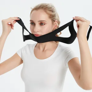 Anti Snoring Devices Chin Strap for CPAP Users and Mouth Breathers - Advanced Solution Stop Snore Sleep Aid for Women and Men (White) - Step 1