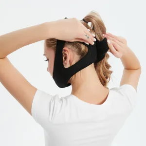 Anti Snoring Devices Chin Strap for CPAP Users and Mouth Breathers - Advanced Solution Stop Snore Sleep Aid for Women and Men (White) - Step 3