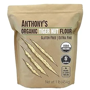 Anthony's Organic Tiger Nut Flour, 1 lb, Gluten Free, Non GMO, Paleo Friendly - product information 2