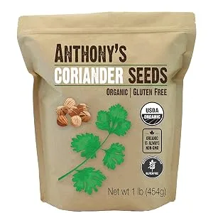 Anthony's Organic Coriander Seeds, 1 lb, Gluten Free, Non GMO, Non Irradiated, Keto Friendly - product information 2