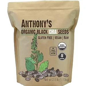 Anthony's Organic Chia Seed, 2.5 lb, Gluten Free, Vegan, Raw, Keto Friendly - product information 2