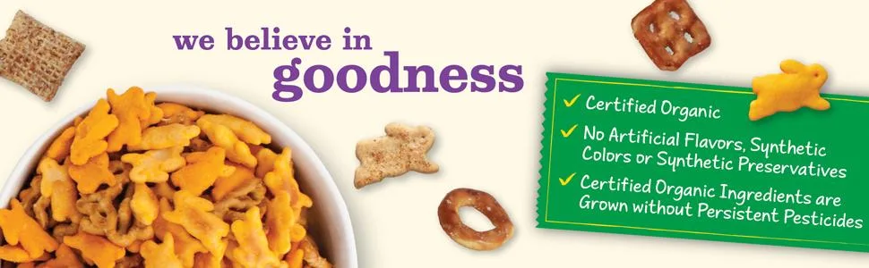 Annie's Organic Cheddar Snack Mix With Assorted Crackers and Pretzels, 9 oz - product information 6