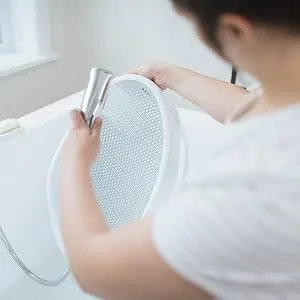 Angelcare Baby Bath Support (Grey) | Ideal for Babies Less than 6 Months Old - hygienic and mildew-resistant