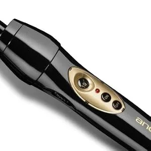 Andis 38330 Professional Heat Ceramic Press Comb for Hair, Straightener - Dual Voltage - 20 Adjustable Heat-Settings, 30 Min Auto Shut-off, Black - Heat Settings