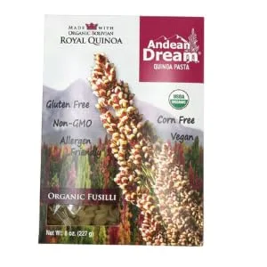 Andean Dream Pasta Quinoa Fusilli, 8 oz - product information 2