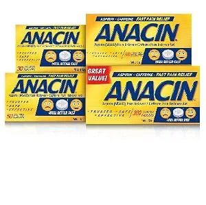Anacin Fast Pain Relief, Aspirin + Caffeine Pain Reliever, 100 coated tablets - product information 2