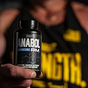 Anabol PM Nighttime Muscle Builder & Sleep Aid | Anabolic Muscle Building Supplement | Clinically Researched RIPFACTOR, Epicatechin & More | Post Workout Muscle Recovery & Strength  60 Pills - anabol how to take