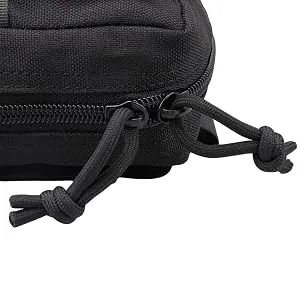 AMYIPO MOLLE Pouch Multi-Purpose Compact Tactical Waist Bags Small Utility Pouch Black Small Pouch -1 - zippers