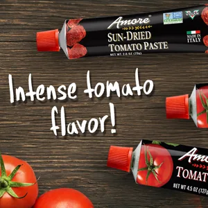 Amore Vegan Pesto Paste In A Tube - Non GMO Certified and Made In Italy (Pack of 1) - Intense Authentic Flavor