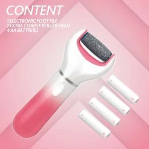Amope Splashproof Electronic Foot File Foot Spa Pedicure Tool Callous Remover-Pedi Perfect Advance 2 Speed, 1 Count (Packaging May Vary) - Amope Content