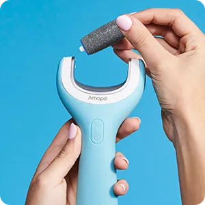 Amope Pedi Perfect Electronic Foot File Refills, Extra Coarse Rollers for Feet, Removes Hard and Dead Skin - 2 Count - Amope Pedi Perfect Electronic Foot File Refills