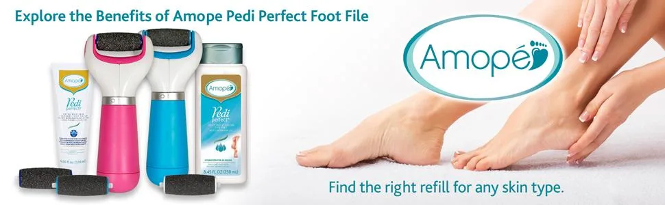 Amope Pedi Perfect  Electronic Foot File Mixed Refills, 2 ct, Regular & Ultra Coarse Mixed Coarse Refills - product information 1