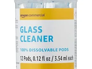 AmazonCommercial Dissolvable Glass Cleaner Refill Vial - 12 Pacs 12 Refills - product information 2