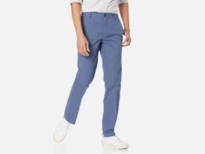 Amazon Essentials Men's Slim-Fit Stretch Golf Pant Recycled Polyester Blend Black 34W x 32L - mens chinos, mens khakis