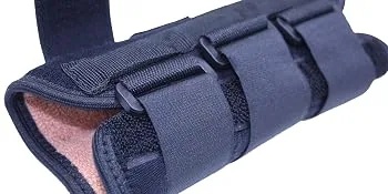 Amazon Brand - Solimo Copper Wrist Splint, Right Hand, One Size - copper wrist strap detail