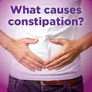 Amazon Basic Care ClearLax, Polyethylene Glycol 3350 Powder for Solution, Osmotic Laxative, 0.5 Ounce each, 10 Count (Pack of 1) - what causes constipation?