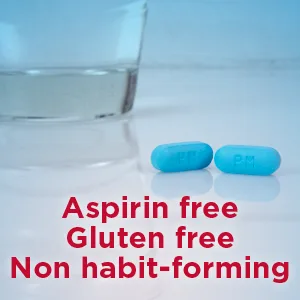 Amazon Basic Care Acetaminophen PM, Pain Reliever Plus Nighttime Sleep Aid, 100 Count - aspirin free, gluten free, non habit forming