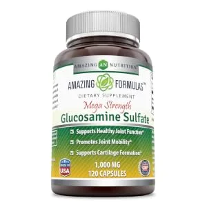 Amazing Formulas Glucosamine Sulfate 1000Mg 120 Capsules - Supports Joint Function, Joint Mobility & Cartilage Formation* - product information 2