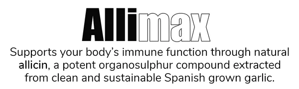 ALLIMAX Stabilized Allicin, 180 CT - Allimax supports your body