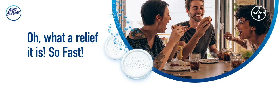 Alka-Seltzer Original Effervescent Tablets, fast relief of headache, muscle aches, and body aches, 72 Count (Product packaging may vary) - acid reflux medicine acid reflux effervescent aspirin nausea medicine anti nausea medicine nausea