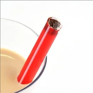 ALINK 100 Extra Large Plastic Bubble Tea Smoothie Straws, 1/2" Wide X 8 1/2" Long Wide Boba Straws 12mm Extra Wide - dhj5