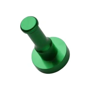 VILLFUL Wall Hanger Wall Mount Hooks Towel Hook Aluminum Wall Hook Hanger Metal Robe Hook Clothes Hook Coat M Green - product information 1