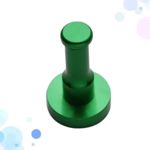 VILLFUL Wall Hanger Wall Mount Hooks Towel Hook Aluminum Wall Hook Hanger Metal Robe Hook Clothes Hook Coat M Green - product information 5
