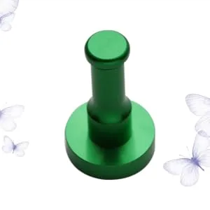 VILLFUL Wall Hanger Wall Mount Hooks Towel Hook Aluminum Wall Hook Hanger Metal Robe Hook Clothes Hook Coat M Green - product information 6