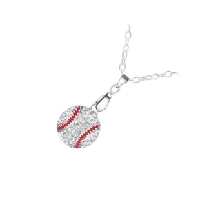 COLLBATH Necklaces A Necklace Crucifix Pendant Baseball Chain Silver Pendant Jewelry Sports Accessories - product information 5