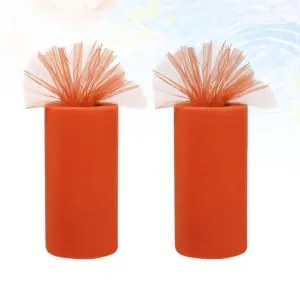 Anneome 2 Rolls Ornament Party Craft Decoration Net Wedding United States - product information 4