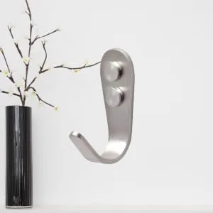 VILLFUL Coat Hooks Door Hanger Towel Hook Wall Mounted Clothes Hanger Clothes Hook Wall-Mounted 6.80X2.50X1.10CM As Shown - product information 2
