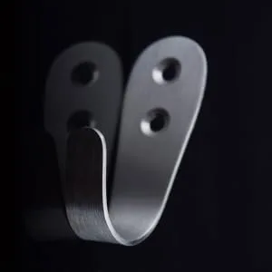 VILLFUL Coat Hooks Door Hanger Towel Hook Wall Mounted Clothes Hanger Clothes Hook Wall-Mounted 6.80X2.50X1.10CM As Shown - product information 3