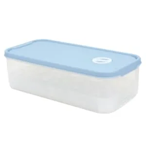 1pc Box Egg Storage Box Eggs Egg Holder for Refrigerator Household Kitchenware Earth Tones re-usable Blue 24x11.5cm - product information 5