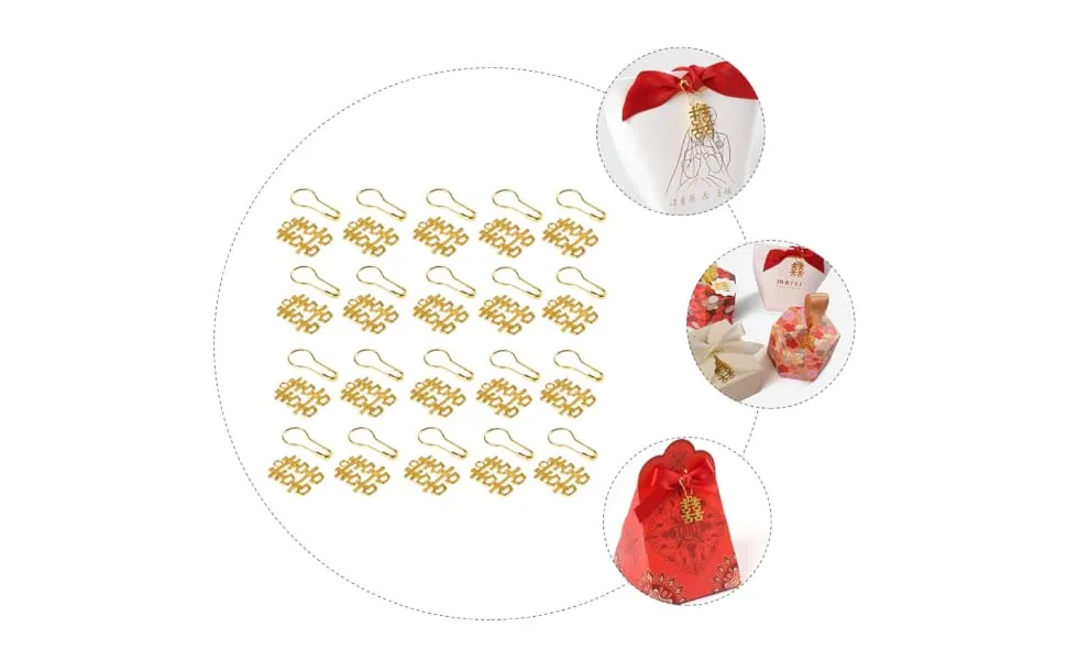 Anneome 50 Sets Wedding Decoration Lockets An Fittings Retro Wedding Party Decor Wedding Supplies Grace - product information 4