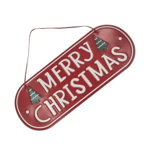ORFOFE Emblems Ornament Christmas Signs Iron Christmas Door Signs Decorations Decorative Items Window - product information 1